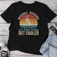 Baseball Grandma Like A Normal Grandma But Cooler Vintage Women T-shirt Personalized Gifts