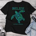 Belize Sea Turtle Retro Boys Girls Vacation Souvenir Women T-shirt Personalized Gifts