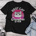 Best Cat Grandma Ever Cat Grandma Women T-shirt Personalized Gifts