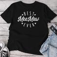 Best Meemaw Ever Modern Calligraphy Font Mother's Day Meemaw Women T-shirt Funny Gifts