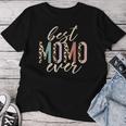 Best Momo Ever Leopard Print Mother's Day Women T-shirt Funny Gifts
