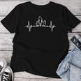 Bester Papa Der Welt Heartbeat Father Son And Daughter T-shirt Frauen Lustige Geschenke