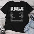 Bible Jesus God Church Christian Christian T-shirt Frauen Lustige Geschenke