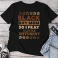 Black Boy Pray Little Different History Month Mama Mom Women T-shirt Personalized Gifts