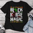 Black History Month Registered Nurse Rn Melanin Nurses Women T-shirt Personalized Gifts