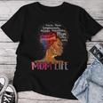 Black Woman Dope Mom Life African American Mother's Day Women T-shirt Funny Gifts