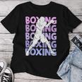 Boxeo Boxeador Chica Niña Camiseta de mujer Regalos divertidos