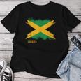 Boy Girl And Country Flag Of Jamaica Women T-shirt Funny Gifts