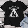 Brüssel Griffon Mama Papa Hund Lustiges Alien Ufo T-shirt Frauen Lustige Geschenke