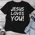 Christian Evangelism For Jesus Loves You T-shirt Frauen Lustige Geschenke