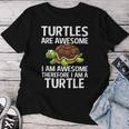 Cool Sea Turtle For Tortoise Turtle Lover Women T-shirt Funny Gifts
