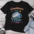 Countdown Is Over It's Cruise Time Husband Wife Women T-shirt Personalized Gifts
