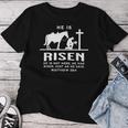 Cowboy Kneeling Cross Easter Risen Western Christian Jesus Women T-shirt Unique Gifts