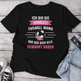 Crazy Football Mum Footballer T-shirt Frauen Lustige Geschenke