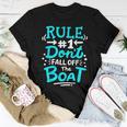 Cruise Rule 1 Don't Fall Off The Boat Women T-shirt Personalized Gifts