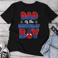 Dad And Mom Birthday Boy Spider Family Matching Women T-shirt Funny Gifts