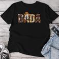 Dada Dad And Mom Birthday Boy Western Rodeo Family Matching Women T-shirt Funny Gifts