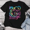 Dance Mom My Heart Is On That Stage Cheer Mother's Day Women T-shirt Funny Gifts