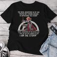 The Devil Whispered In My Ear Christian Jesus Bible Quote Women T-shirt Unique Gifts