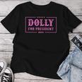 Dolly For President 2024 Retro Dolly Women T-shirt Funny Gifts