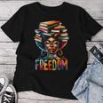 Education Is Freedom Black Teacher Books Black History Month Women T-shirt Unique Gifts