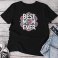 Fête Des Mères D'anniversaire Pour Maman King Of Mom Mignon Floral T-shirt femme Cadeaux drôles