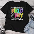 Field Day Teacher I'm Just Here For Field Day 2024 Women T-shirt Funny Gifts