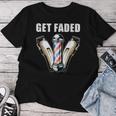 Get Faded Barber For Cool Hairstylist Women T-shirt Funny Gifts
