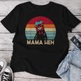 Mama Hen Chicken Mom Chicken Pajamas Retro Women T-shirt Funny Gifts