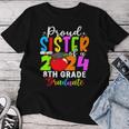 Proud Sister Of A Class Of 2024 8Th Grade Graduate Women T-shirt Funny Gifts