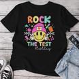 Rock The Test Testing Day Teacher Student Motivational Women T-shirt Funny Gifts