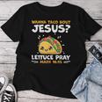 Wanna Taco Bout Jesus Christian Cinco De Mayo Women T-shirt Funny Gifts