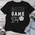 Game Day Vibes Girls Mom Baseball Life Women T-shirt Funny Gifts