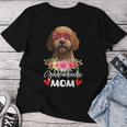 Goldendoodle Mom Mama Sunglasses Flower Dog Lover Owner Women T-shirt Funny Gifts