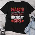 Grandpa Of The Berry First Birthday Of Girl Strawberry Opa Women T-shirt Personalized Gifts
