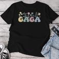 Groovy Gaga Grandmother Flowers Gaga Grandma Women T-shirt Personalized Gifts