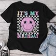 Groovy It's My Birthday Ns Girls Smile Face Bday Women T-shirt Unique Gifts