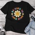Groovy Be Kind To Your Mind Mental Health Matters Awarness Women T-shirt Personalized Gifts