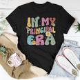 Groovy In My Principal Era Back To School Principal Women T-shirt Funny Gifts