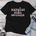 Happiest Girl On Earth Family Trip Women T-shirt Personalized Gifts