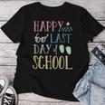 Happy Last School Day Teacher Summer T-shirt Frauen Lustige Geschenke