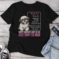 Happy Mother's Day To The Best Shih Tzu Mom Shih Tzu Mommy Women T-shirt Funny Gifts