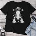 Havanesische Mama Papa Hund Lustiges Alien Ufo T-shirt Frauen Lustige Geschenke