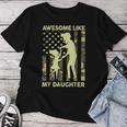 Herren Lustigesatertagsgeschenk Für Papa Witz Awesome Like My Daughter T-shirt Frauen Lustige Geschenke