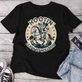 Hootin' Leads To Hollerin' Country Western Owl Rider Women T-shirt Unique Gifts