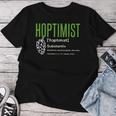 Hoptimist For Beer Lovers Craft Beer T-shirt Frauen Lustige Geschenke