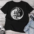 Hunde Balance Yin Yang Hundeliebhaber Geburtstag Mama Papa T-shirt Frauen Lustige Geschenke