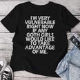 Vulnerable Gifts, Vulnerable Shirts, Goth Girl Shirts, Goth Shirts
