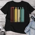 Italia Italiano Roma Retrointage Coliseo Arquitectura Cuello Camiseta de mujer Regalos divertidos