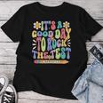 It's A Good Day To Rock The Test Groovy Testing Motivation Women T-shirt Funny Gifts